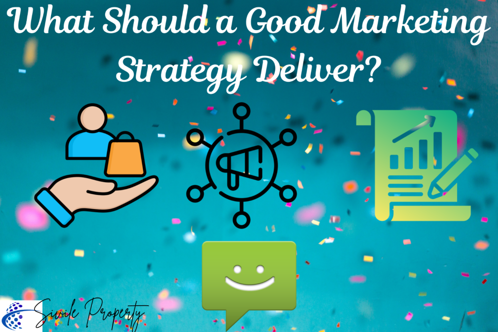 A professionally developed strategy should provide clarity on: your ideal customer, your market position, your marketing channels, your messaging, and your growth plan. 